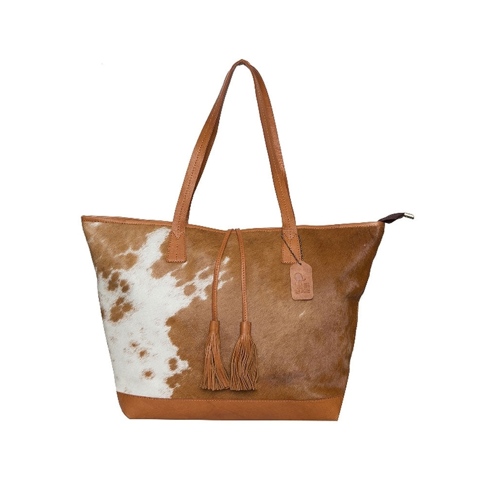 Shopper Cowhide Tote Bag