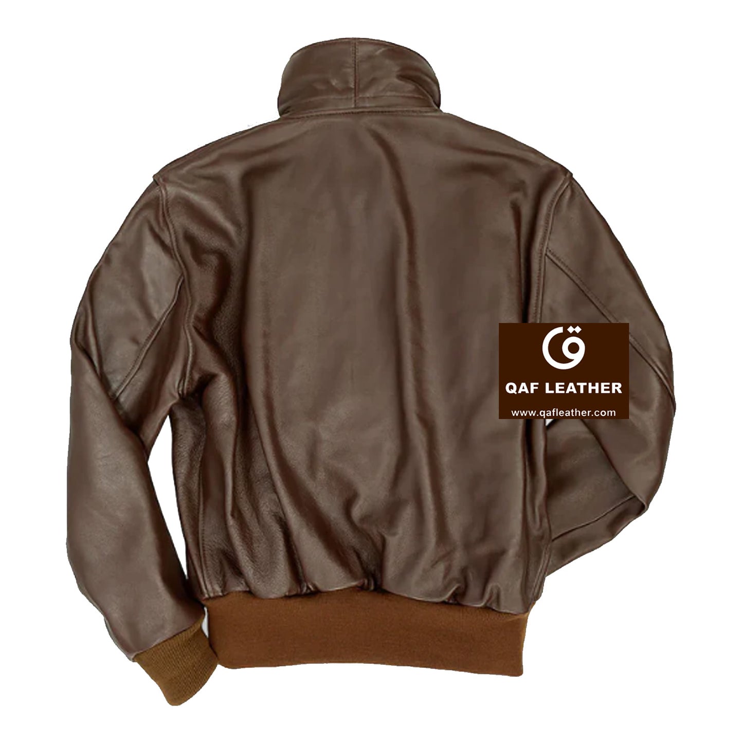 Custom Ribbed Cuff and Bottom B3 Flying RAF Aviator Sheepskin Leather Jacket | Men's Leather Jacket